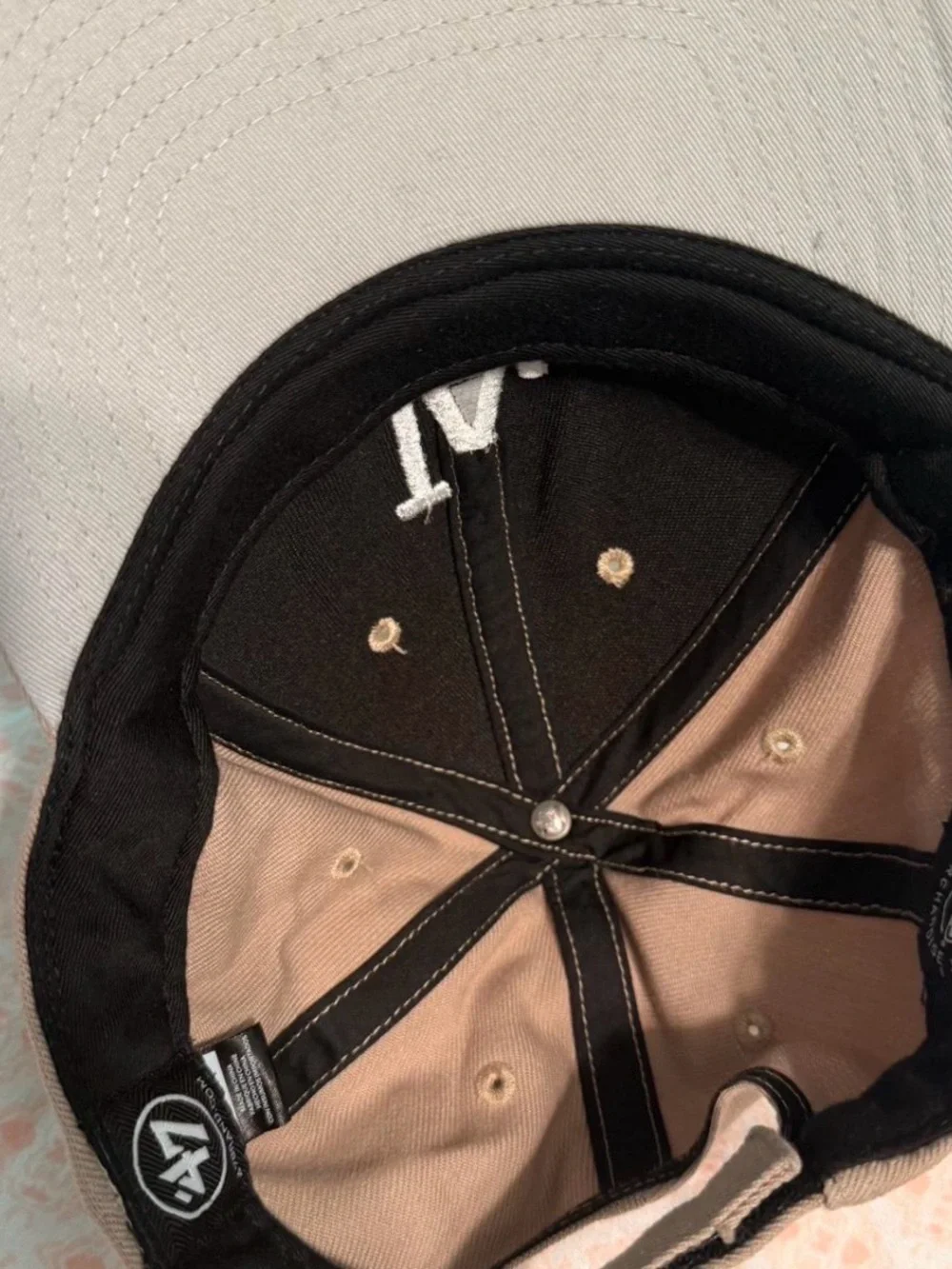 47 Brand Black and Tan Interior Baseball Cap